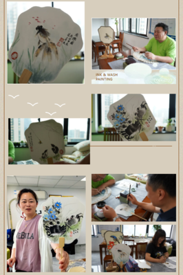 墨香畫韻 夏送雅趣 | 海運(yùn)技術(shù)工會(huì)開展“墨韻丹青”國畫扇繪活動(dòng)